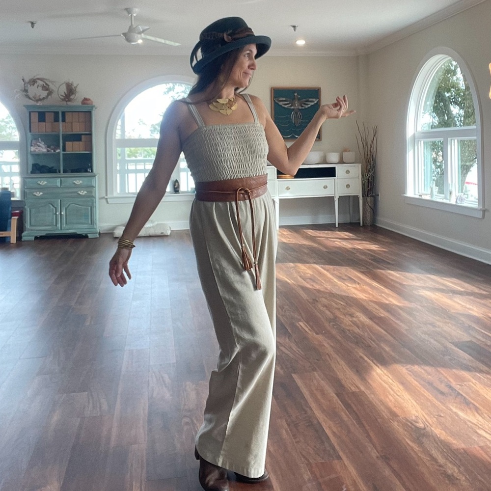 Chic Beige Jumpsuit